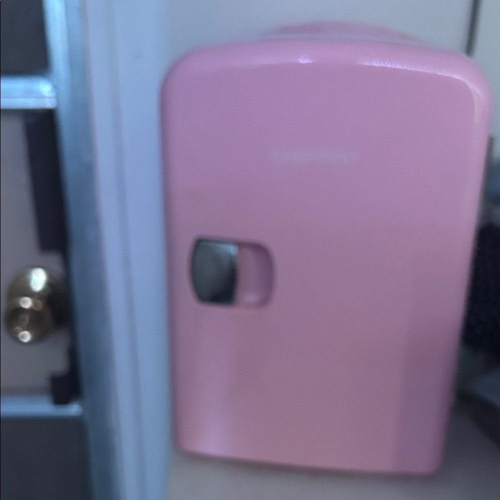 Alfani Pink and Green Mini Fridge